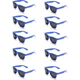 Resim Lovatfirs 10'lu Güneş Gözlüğü Paketi - Uv Koruma, Kadın Erkek Çocuk, Çok Renklimaviother51 Beyaz 