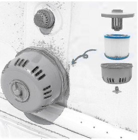 Resim Lay Z V1 S1 Spa Filtre Muhafazası, Sıcak Küvet Ve Havuz Temizleme Yedek Parçası Hk İle Uyumludur 