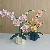 Resim 600+ adet Pembe Orkide Yapı Blokları Buketi, Şık Masa Dekorasyonu, Sevgililer Günü, Anneler Günü, Kız Arkadaş Hediyesi, Cadılar Bayramı ve Yeni Yıl Kutlaması için Zarif Ev Hediyesi, Orkide Yapı Bloğu, Yapımcı, Tuğla, Yapı Bloğu Seti, Bloklar, Blok Yapı Seti 