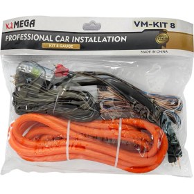 Resim Mega Vm-Kıt8 Oto Anfi Kablo Seti 8ga 