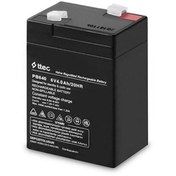 Resim Ttec 6V 4Ah 6 volt 4 amper KURU AKÜ BATARYA PİL - 6 VOLT 1 AMPER AKÜ PİL BATARYA 