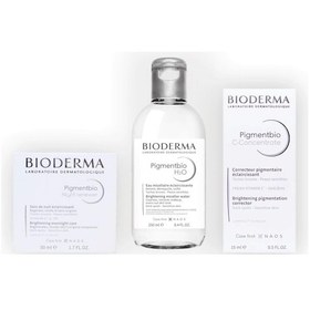 Resim Bioderma Pigmentbio C-Concentrate 15 ML + Bioderma Pigmentbio H2O 250 ML + Bioderma Pigmentbio Night Renewer 50 ML 