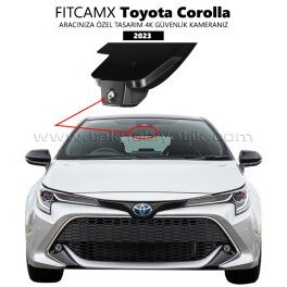 Resim FitCamX - Toyota Corolla Modele Özel 4K Araç Kamerası (2023) 