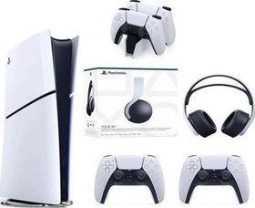 Resim PLAYSTATİON 5 SLİM DİJİTAL+2.KOL+ŞARJ ISTASTASYONU+ 3D KULAKLIK 