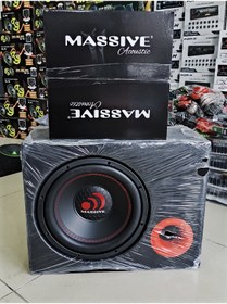Resim patili tasarım Massivee5 30 cm Kutu Bass Kabinli 1500W-400RMS 