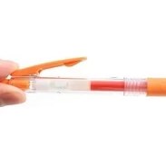 Resim Aesco Jel Kalem 0.7 mm Turuncu Renk Yazı Kalemi 