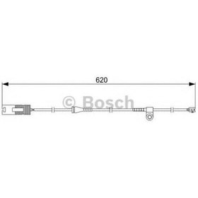 Resim BOSCH 1987474955 Arka Balata Fişi (İkaz Kablosu) Bmw E38 7 Serisi (94-01) (620Mm) 