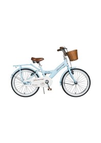Resim Tommybike Latte Sepetli, Elcikli 20 Jant Çocuk Bisikleti, 6-9 Yaş Çocuk Bisikleti Mavi 