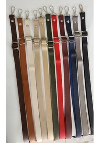 Resim Suni Derili Kancalı Çanta Askısı-bej Bej 