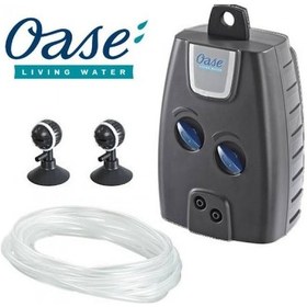 Resim Oase Oxymax 200 Çift Çıkışlı Hava Motoru 
