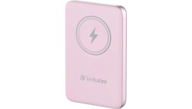 Resim Verbatim 10000 Mah Manyetik Kablosuz (MAGSAFE)15W Powerbank 20 W Pd Pembe Renk Kablo DAHIL-(32248) 