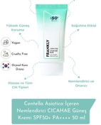 Resim Frankly centella asiatica i̇çeren nemlendirici cicahae güneş kremi spf50+ pa++++ 50 ml 