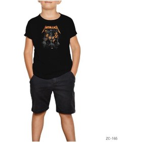 Resim Metallica Lars Dum Siyah Çocuk Tişört Siyah 