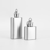 Resim 1 Adet 1-2oz Taşınabilir Mini Paslanmaz Çelik Şişe, Kamp ve Ev Kullanımı İçin Portatif Şarap Matarası 