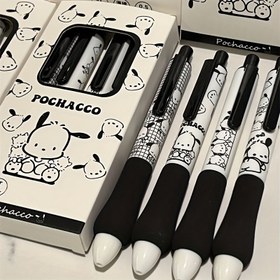 Resim Rastgele 1 adet, Sanrio Nötr Kalem Karikatür Pacha Köpek Kalın Kalem Basın Nötr Kalem, Sevimli Rüzgar Kurutma Pürüzsüz ST Baş 0.5 Fırça Soru Kalem 