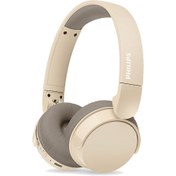 Resim PHILIPS TAH3209BG Dinamik Bas, Çok Noktalı Bağlantı Kablosuz Kulak Üstü Kulaklık Bej 