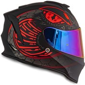 Resim Origine Dinamo Fighter Mat Siyah-Antrasit-Kırmızı Kask 