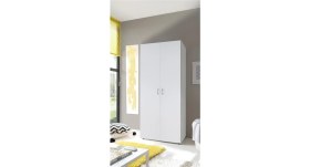 Resim T Designo Tdesıgno Serkan Giyinme Dolabı - Çok Amaçlı Dolap - Gardırop 80 cm Beyaz 