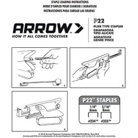 Resim P22 6-8mm Profesyonel Tipi Mekanik Zımba Tabancası ve 5050 Adet Zımba 