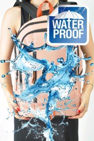 Resim Tezzgelsin Unisex Su Geçirmez Günlük Kullanım Sırt Çantası Pudra 