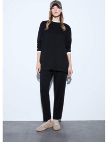 Resim Defacto Regular Fit Beli Lastikli Eşofman Altı E1954ax25aubk81 Siyah 