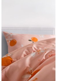 Resim Ranforce Joyful Orange Nevresim Takımı Tek Kişilik Turuncu 