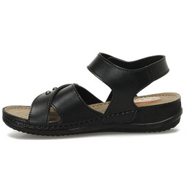 Resim Polaris 166987.z5fx Siyah Kadın Düz Sandalet 000000000101986665 Siyah 