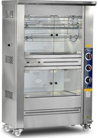 Resim Pimak Doğalgazlı Piliç Makinesi 5+5 Şiş 20 + 20 Piliç 