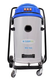 Resim CLEANVAC Wd753 Sanayi Tip Üç Motorlu Islak Kuru Süpürge 