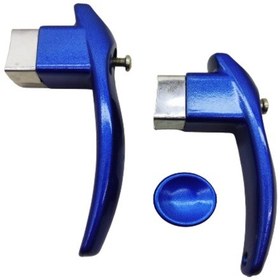 Resim Çaydanlık Sapı Takımı Kulp Tutamak Seti Parlament Mavisi Kare Yanmaz 