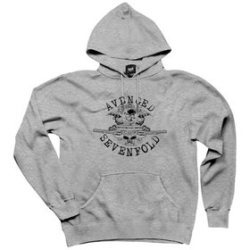 Resim Avenged Sevenfold Future Is Set Forever Gri Kapşonlu Sweatshirt Gri 