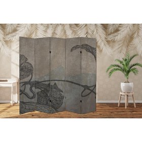 Resim dbsanat Doğa Temalı Özel Tasarım Paravan Room Divider 180 x 200 cm 