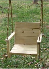 Resim Bamena Wood Hortus Ahşap Salıncak 