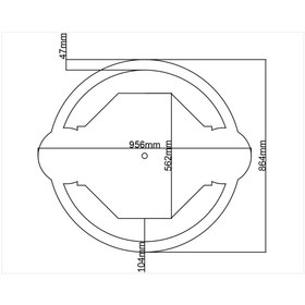Resim MOTİFPİYER Motifpiyer Lamba Tavan Göbeği Dc-52-c-95x86-sekizgen 