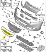Resim Peugeot 208 Ön panjur [Cey] (9803263080) 