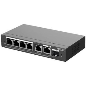 Resim Ruijie Reyee RG-ES206GS-P 4 Port Poe 54W 1Xrj45 Uplink +1xsfp Combo Uplink Gigabit Poe Yönetilebilir Switch 