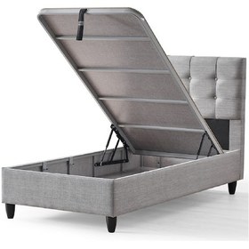 Resim Mimoza Tek Kişilik Sandıklı Baza Başlık 120 x 200 