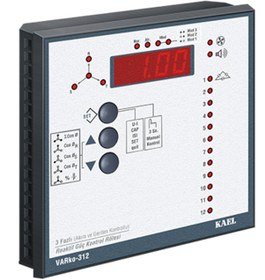 Resim Kael Varko-312 - Reaktif Güç Kontrol Rölesi Ekonomik - 12 Kademe 