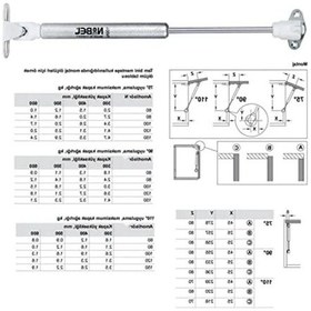 Resim Gazlı Piston Kapak Hidroliği 27 Cm, 100n 