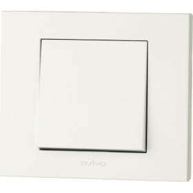 Resim Ovivo Grano Beyaz Anahtar Çerçeveli 