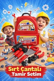 Resim oydaş oyuncak Sırt Çantalı Tamir Setim, Erkek Çocuk Oyuncağı 