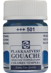 Resim Talens Guaj Boya 16Ml 501 Light Blue Cyan Light Blue Cyan 
