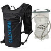 Resim Yaozixa 5l Sıcaklığa Dayanıklı Nylon Spandex Outdoor Aktivite Sulama Sirt Çantası - Siyah Ve Mavi + 1.5l Suluk Çok Renkli 