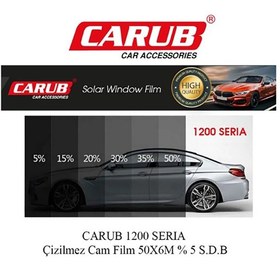 Resim Seria 1200 Süper Koyu Siyah Çizilmez Cam Filmi 4 Numara 50 Cm X 6 