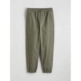 Resim LC Waikiki Lcw Kids Haki Loose Fit Erkek Çocuk Jogger Pantolon 