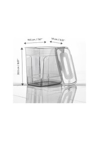 Resim Meleni Home Lena Etiketli Kapaklı Erzak Saklama Kabı 4'Lü + Etiket 4 x 3.5 L 