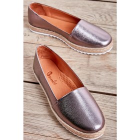 Resim Bambi Kurşun Kadın Espadril Ayakkabı 