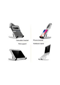 Resim N1 Metal Apple Uyumlu MacBook Notebook Kitap Okuma Standı Katlanabilir 