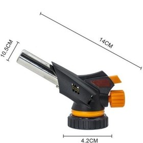 Resim 1300 Derece Profesyonel Pürmüz Çakmak 509c Başlık + 3 Adet Clipper Çakmak Gazı 