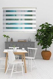 Resim Clariss PLİSELİ BEYAZ ZEBRA STOR PERDE - 80 x 200 